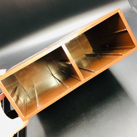 Vintage 80s DYNASTY Audio Cassette Computer Tape Dual Drawer Cabinet Storage - Picture 10 of 13